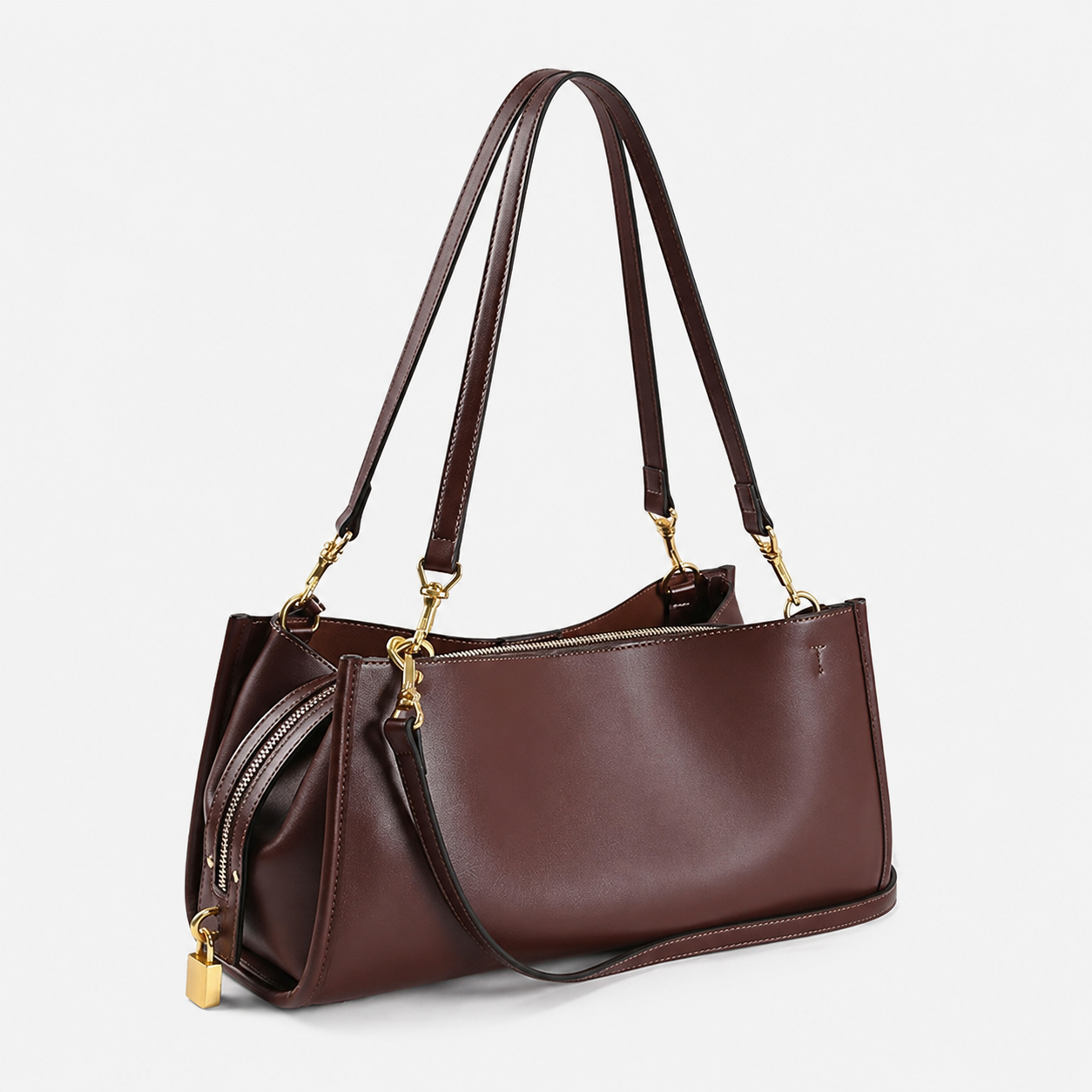 Sylvie Burgundy Shoulder Bag