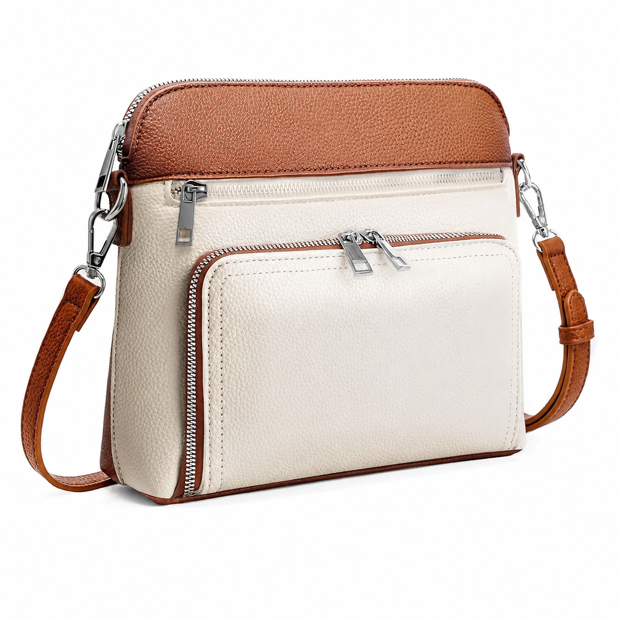 Mila Two-Tone Crossbody Bag