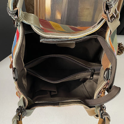 Mara Floral Patchwork Satchel Bag