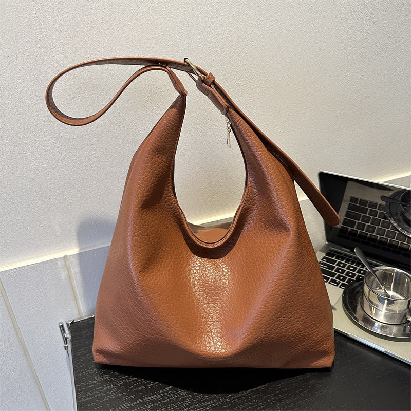 The Effortless Pebbled Hobo Bag | Slouchy Shoulder & Crossbody
